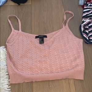 Never worn forever 21 pink tank top